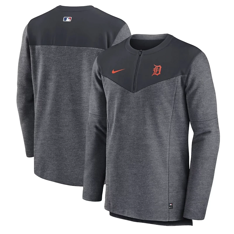 Nike Detroit Tigers Authentic Collection Game Time Performance Half-Zip Top