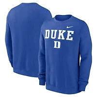 Nike Duke Blue Devils Primetime Primary Stack Pullover Sweatshirt