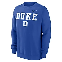 Nike Duke Blue Devils Primetime Primary Stack Pullover Sweatshirt