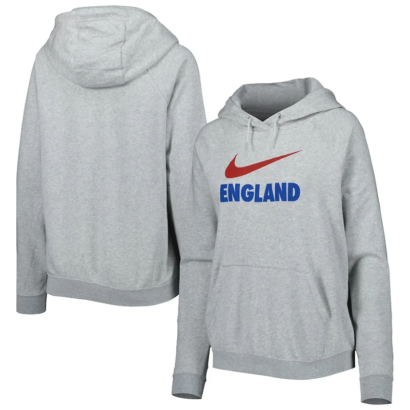 Nike England National Team Lockup Varsity Fleece Raglan Pullover Hoodie