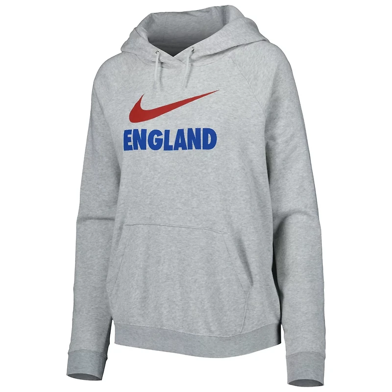 Nike England National Team Lockup Varsity Fleece Raglan Pullover Hoodie