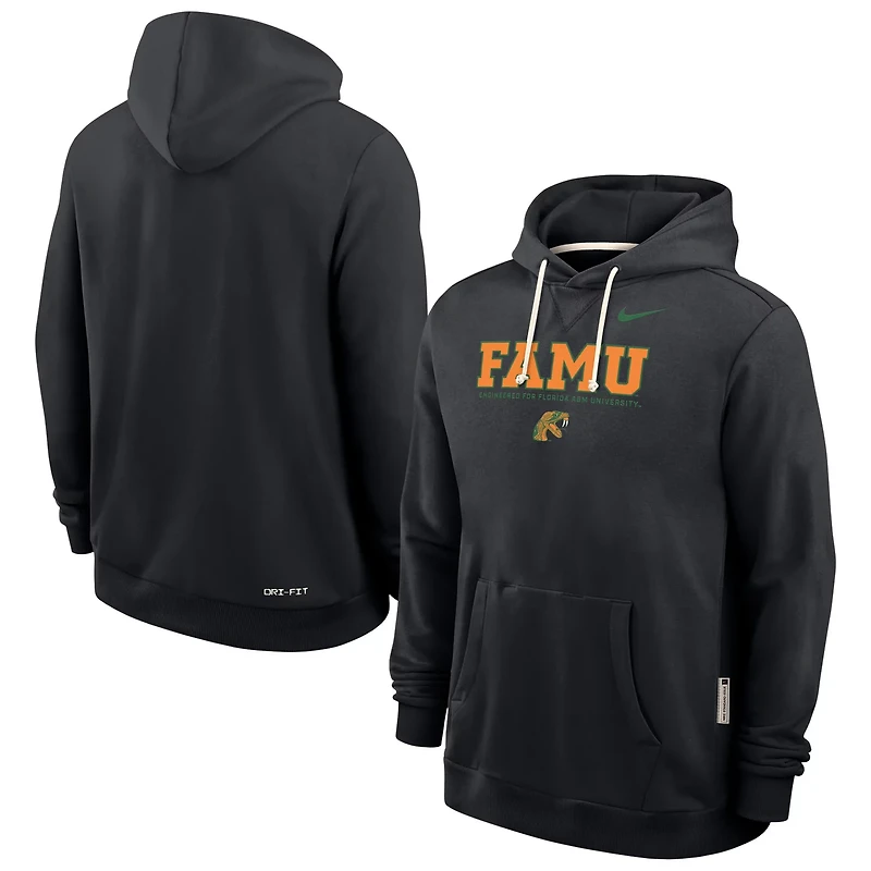 Nike Florida AM Rattlers 2025 Sideline Standard Issue Dri-FIT Hoodie