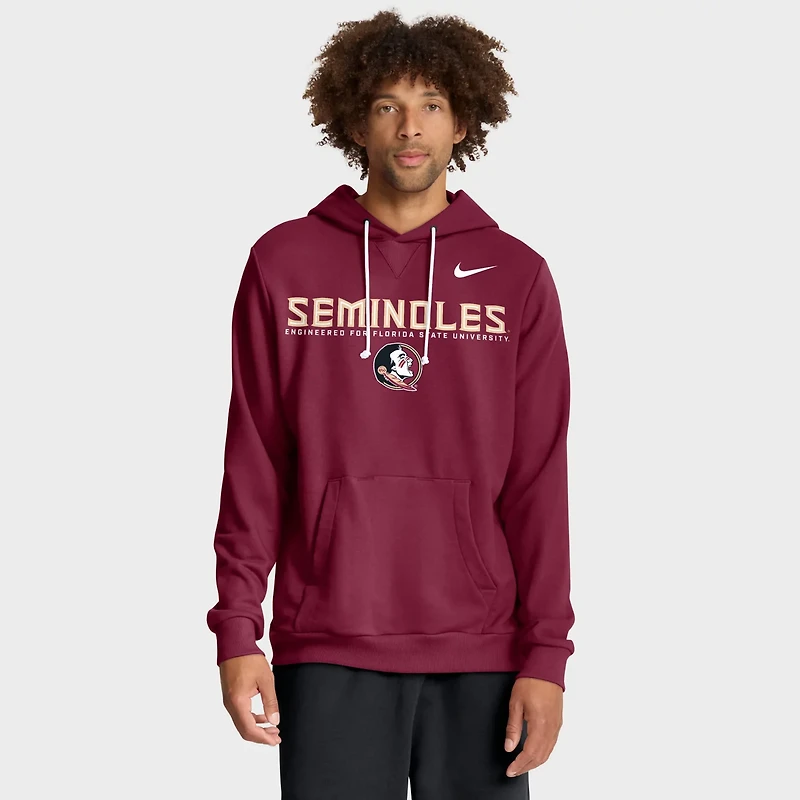 Nike Florida State Seminoles 2025 Sideline Standard Issue Dri-FIT Hoodie