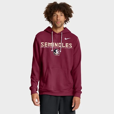 Nike Florida State Seminoles 2025 Sideline Standard Issue Dri-FIT Hoodie