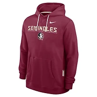 Nike Florida State Seminoles 2025 Sideline Standard Issue Dri-FIT Hoodie
