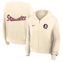 Nike Florida State Seminoles Chill Midi Full-Zip Hoodie