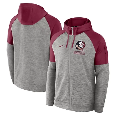 Nike Florida State Seminoles Fitness Raglan Performance Full-Zip Hoodie