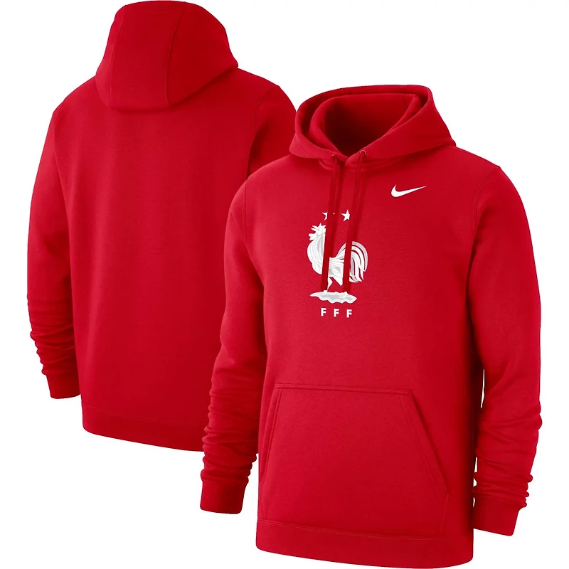 Nike France National Team Club Primary Pullover Hoodie