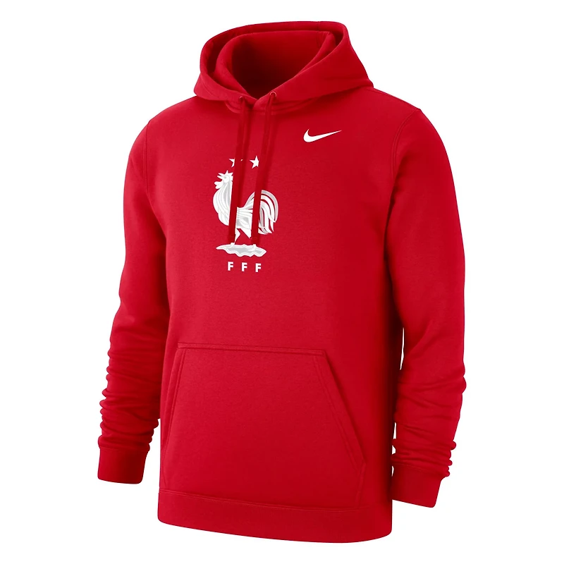Nike France National Team Club Primary Pullover Hoodie