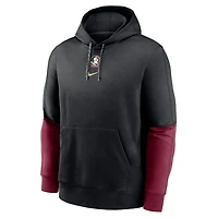Nike Garnet Florida State Seminoles 2024 Sideline Club Pullover Hoodie