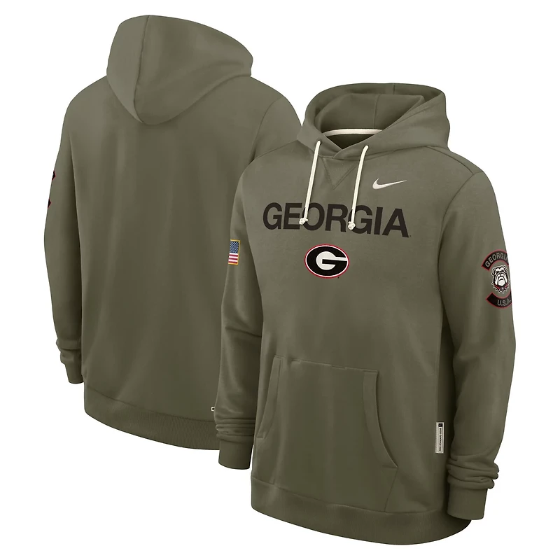 Nike Georgia Bulldogs 2025 Military Appreciation Dri-FIT Hoodie