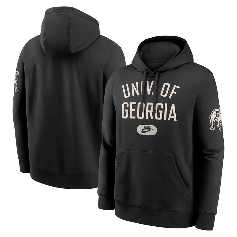 Nike Georgia Bulldogs Club Fleece Fashion Hoodie