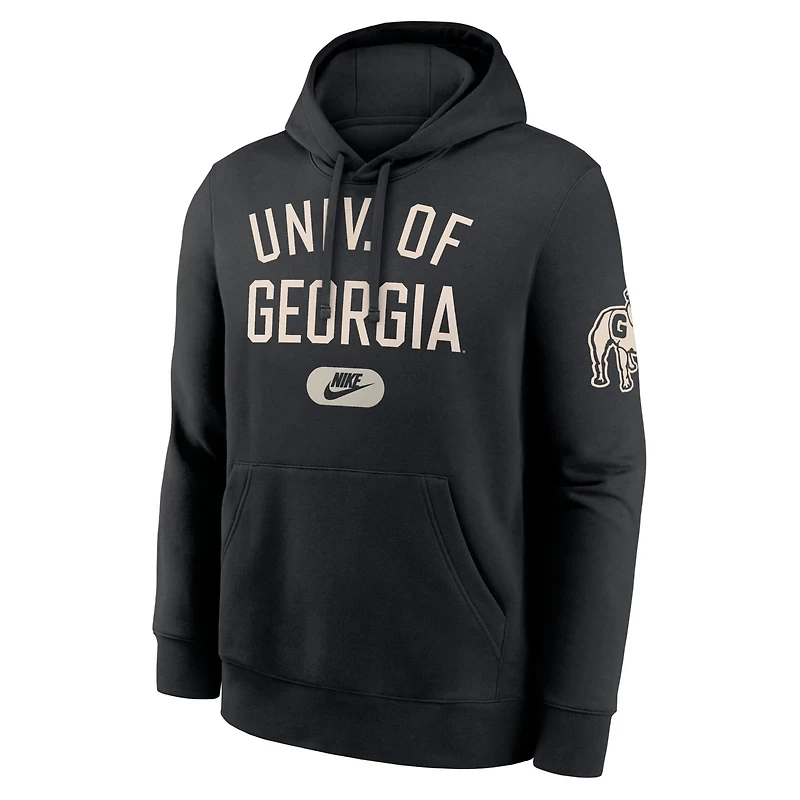 Nike Georgia Bulldogs Club Fleece Fashion Hoodie