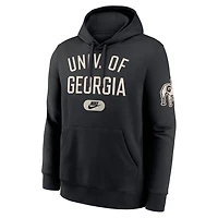 Nike Georgia Bulldogs Club Fleece Fashion Hoodie