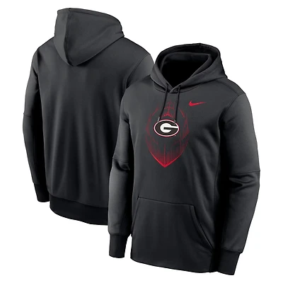 Nike Georgia Bulldogs Football Icon Performance Fleece Pullover Hoodie