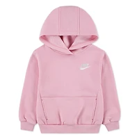 Nike Girls' 4-6x Sportswear Club Fleece Pullover Hoodie