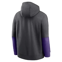 Nike Gold LSU Tigers 2024 Sideline Club Pullover Hoodie