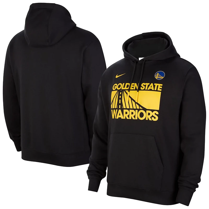 Nike Golden State Warriors Courtside Club Pullover Hoodie