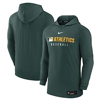 Nike Heather Athletics Authentic Collection Tri-Blend Performance Pullover Hoodie