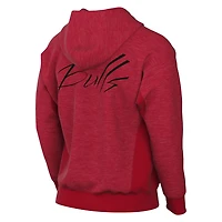 Nike Heather Chicago Bulls Courtside Versus Flight Pullover Hoodie