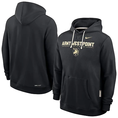 Nike Heather Gray Army Knights 2025 Sideline Performance Pullover Hoodie