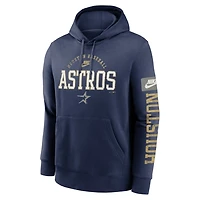 Nike Houston Astros Cooperstown Collection Splitter Club Fleece Pullover Hoodie