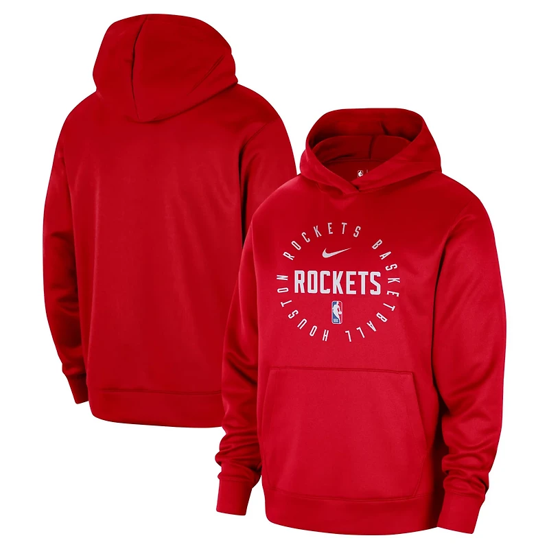 Nike Houston Rockets 2024 25 Spotlight On-Court Practice Performance Pullover Hoodie