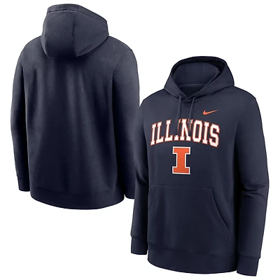 Nike Illinois Fighting Illini Club Pullover Hoodie