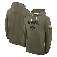 Nike Iowa Hawkeyes 2025 Military Appreciation Performance Pullover Hoodie