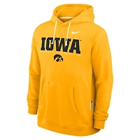 Nike Iowa Hawkeyes 2025 Sideline Standard Issue Dri-FIT Hoodie