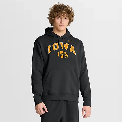 Nike Iowa Hawkeyes Club Fleece Arch Pullover Hoodie