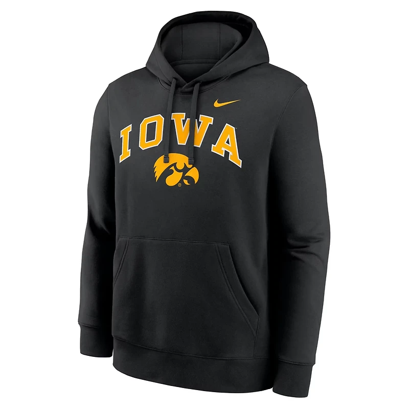 Nike Iowa Hawkeyes Club Fleece Arch Pullover Hoodie