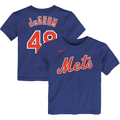 Nike Jacob deGrom New York Mets Player Name  Number T-Shirt