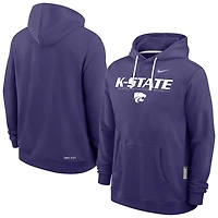 Nike Kansas State Wildcats 2025 Sideline Standard Issue Dri-FIT Hoodie