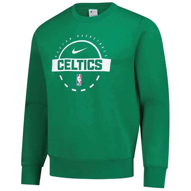 Nike Kelly Boston Celtics 2025 26 Authentic Practice Club Sweatshirt