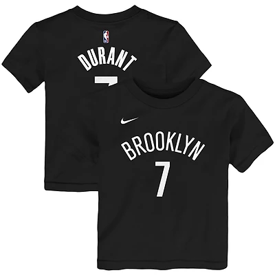 Nike Kevin Durant Brooklyn Nets Logo Name  Number T-Shirt