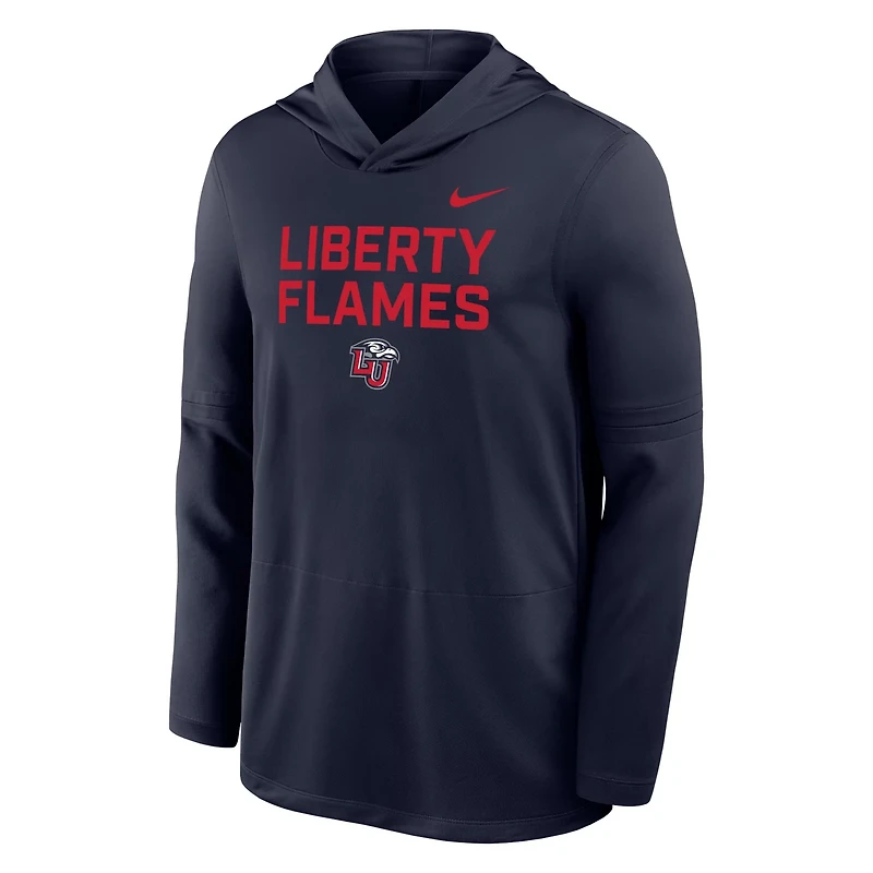 Nike Liberty Flames Sideline Dri-FIT Lightweight Hooded Top