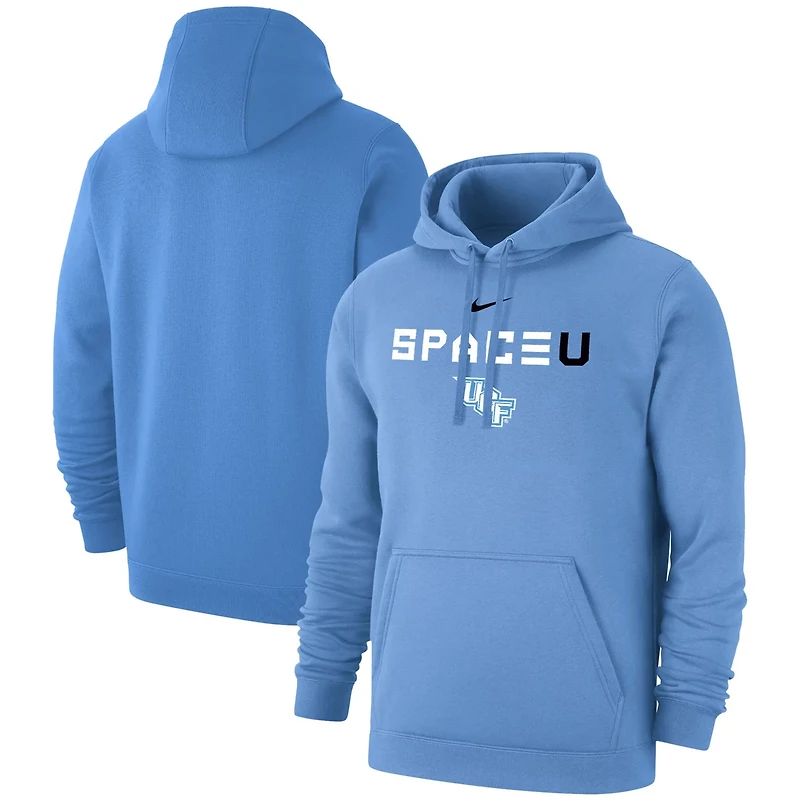 Nike Light UCF Knights 2024 Space Game SpaceU Club Fleece Pullover Hoodie