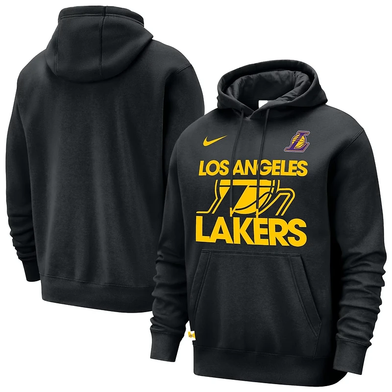 Nike Los Angeles Lakers Courtside Club Pullover Hoodie