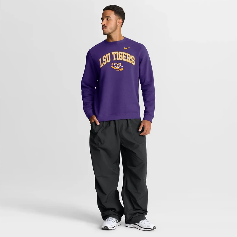 Nike LSU Tigers Arch Pullover Sweatshirt