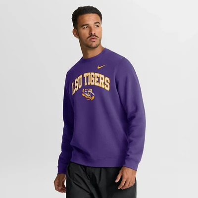 Nike LSU Tigers Arch Pullover Sweatshirt