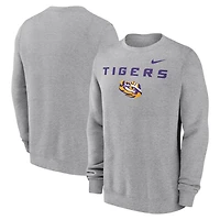 Nike LSU Tigers Primetime Primary Stack Pullover Sweatshirt