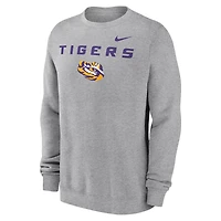 Nike LSU Tigers Primetime Primary Stack Pullover Sweatshirt
