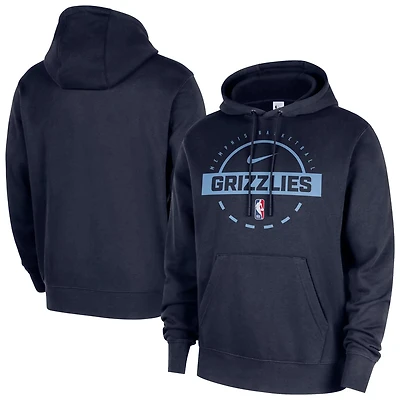 Nike Memphis Grizzlies 2025 26 Authentic Practice Club Pullover Hoodie