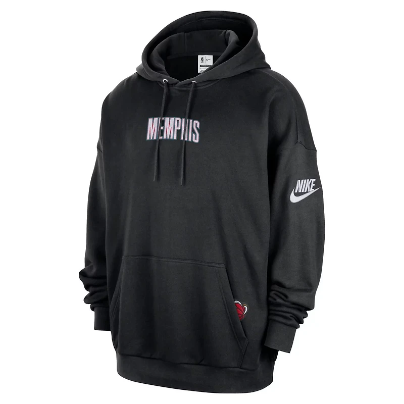 Nike Memphis Grizzlies Classic Edition Hardwood Classics Premium Club Heavyweight Fleece Hoodie
