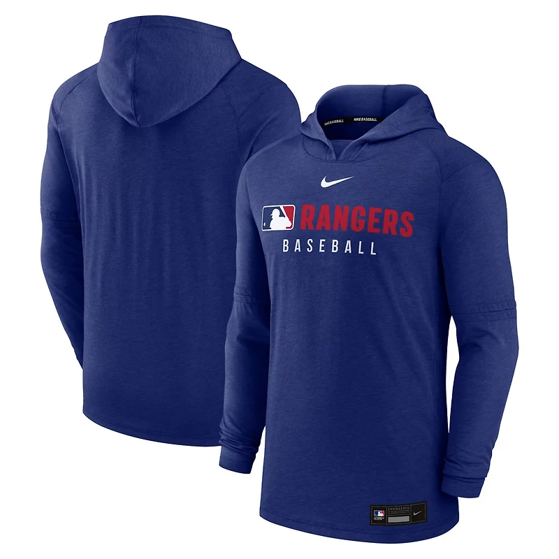 Nike Men's Texas Rangers Authentic Collection Long Sleeve Hoodie
