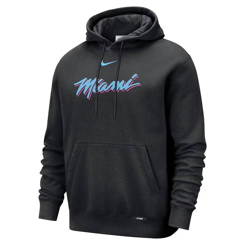 Nike Miami Heat 2025 26 City Edition Essential Remix Club Hoodie
