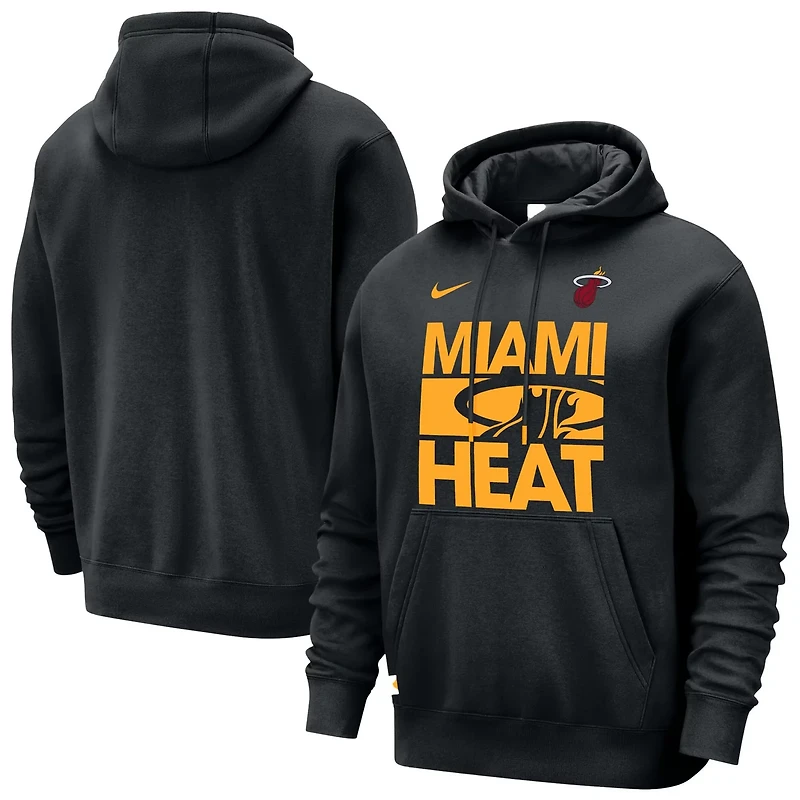 Nike Miami Heat Courtside Club Pullover Hoodie