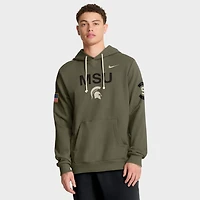 Nike Michigan State Spartans 2025 Military Appreciation Performance Pullover Hoodie