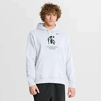 Nike Michigan State Spartans Basketball Two-Hit Club Fleece Pullover Hoodie